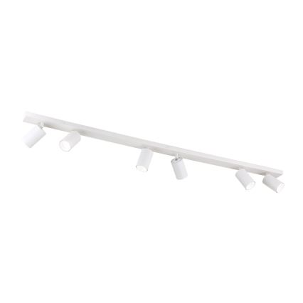 Plafoniera a 6 faretti SEAN 6xGU10/13W/230V bianca