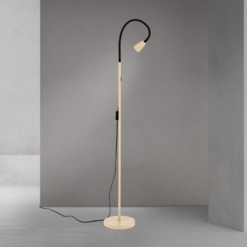 Flexible Stehleuchte DOTTY 1xGU10/10W/230V beige/schwarz