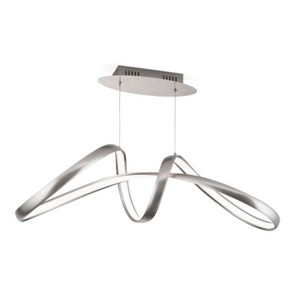 Lampadario dimmerabile a LED su cavo CIRCUS LED/36W/230V argento