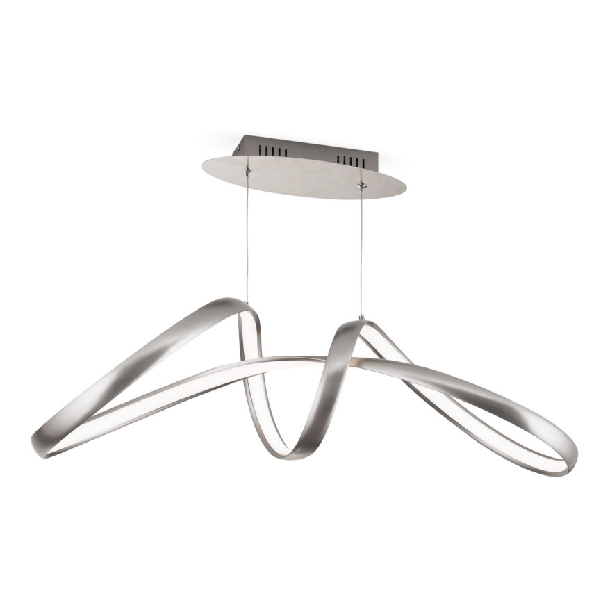 Lampadario dimmerabile a LED su cavo CIRCUS LED/36W/230V argento