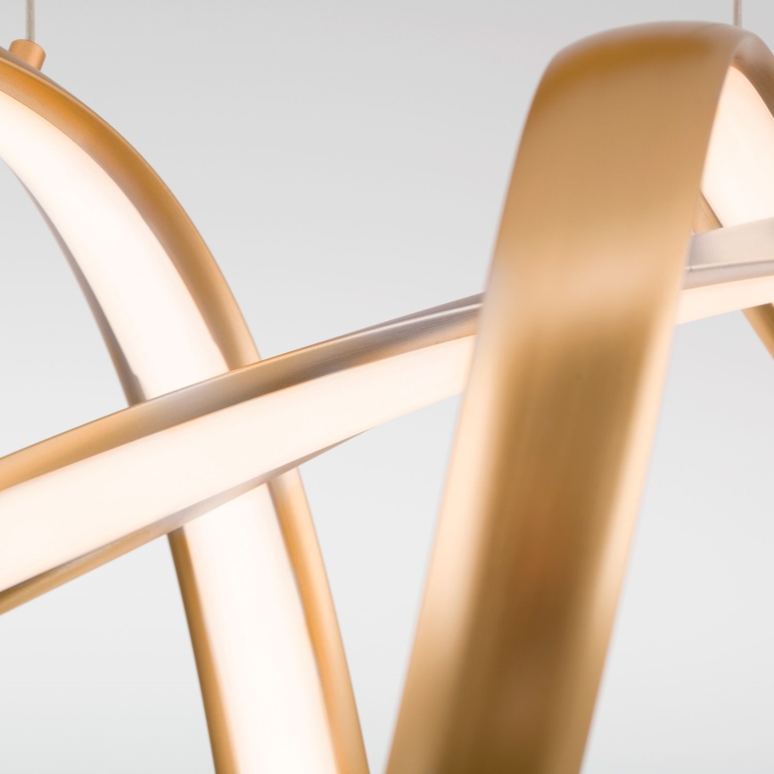Lampadario dimmerabile a LED su cavo CIRCUS LED/36W/230V oro