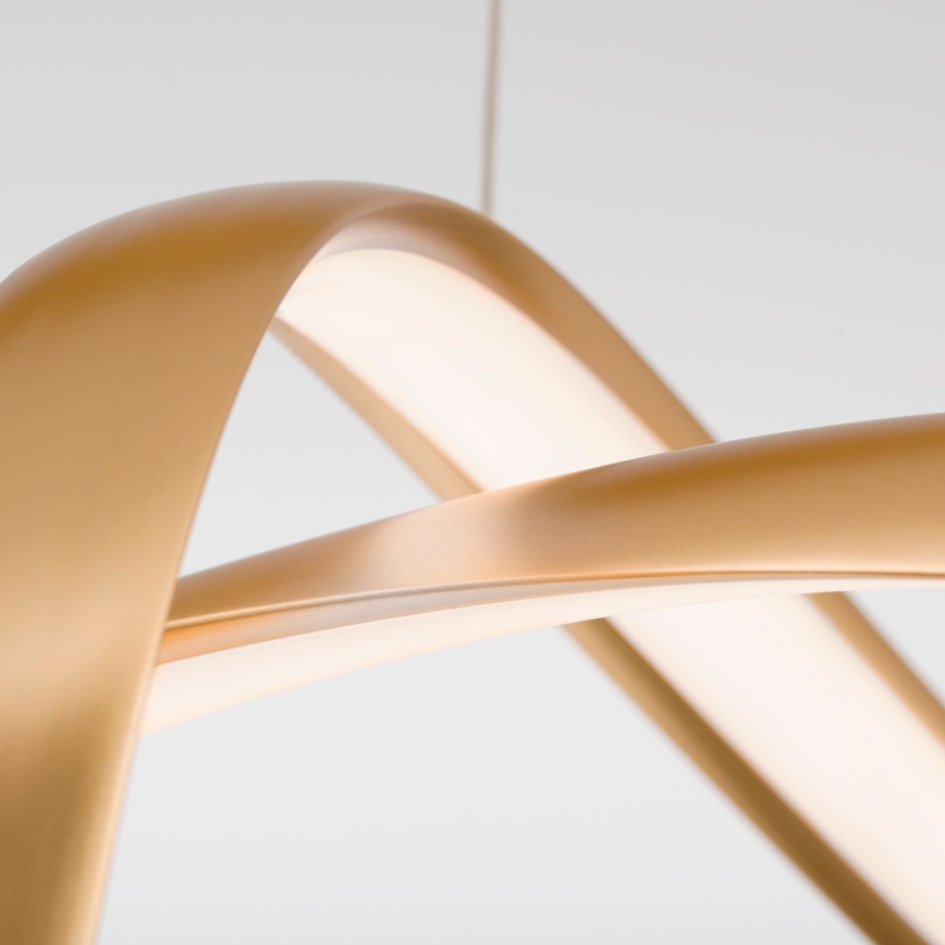 Lampadario dimmerabile a LED su cavo CIRCUS LED/36W/230V oro