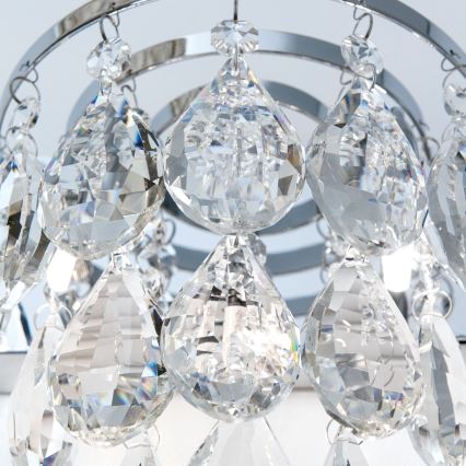 Kristall-Wandleuchte CELESTE 2xG9/40W/230V glänzendes Chrom