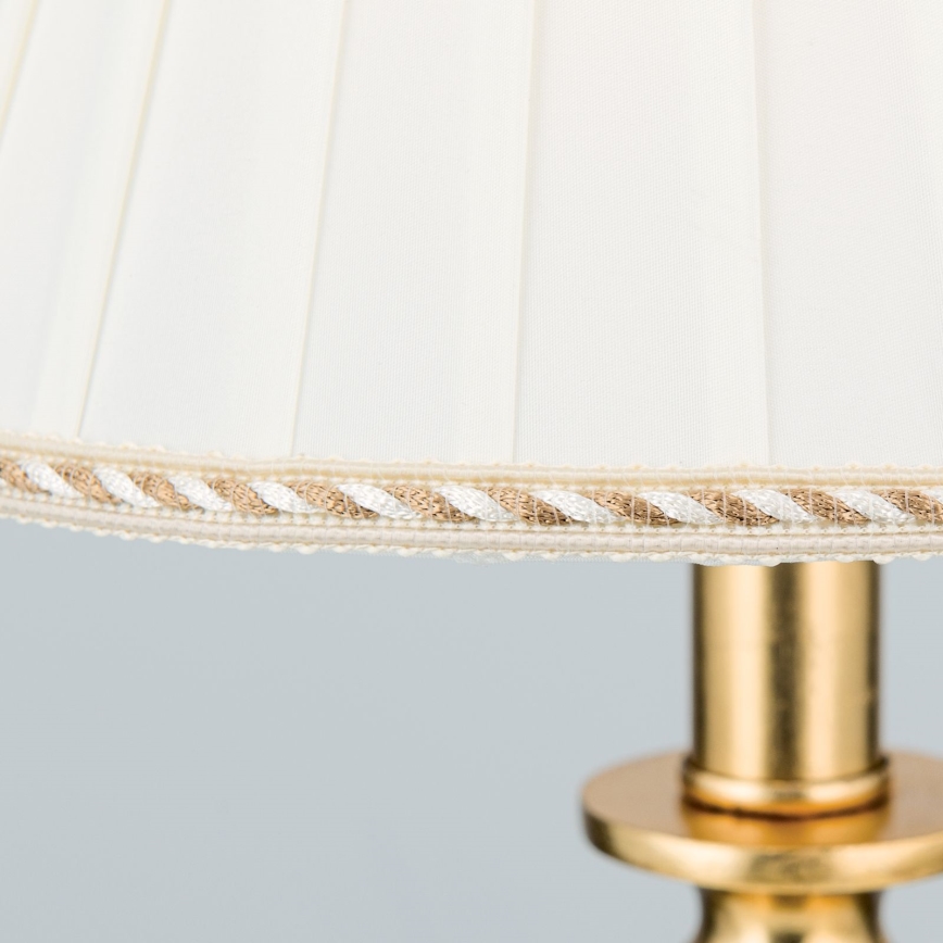 Lampada da tavolo FONSA 1xE27/60W/230V 61 cm bianco/oro