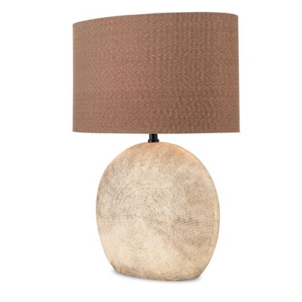 Lampe de table ETHNO 1xE27/60W/230V céramique marron/beige