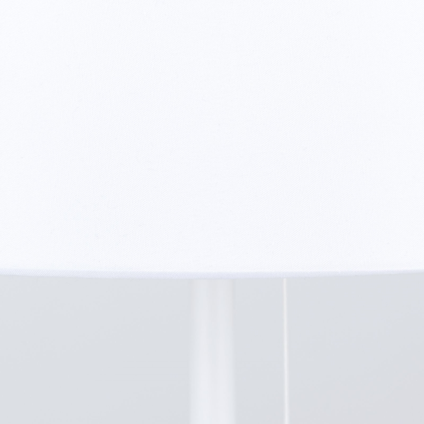 Lampe de table avec port USB LUDWIG 1xE27/40W/230V 50 cm blanc