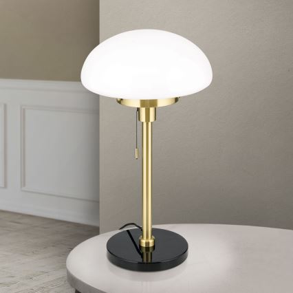 Lampada da tavolo SPARTA 1xE27/40W/230V oro/nero