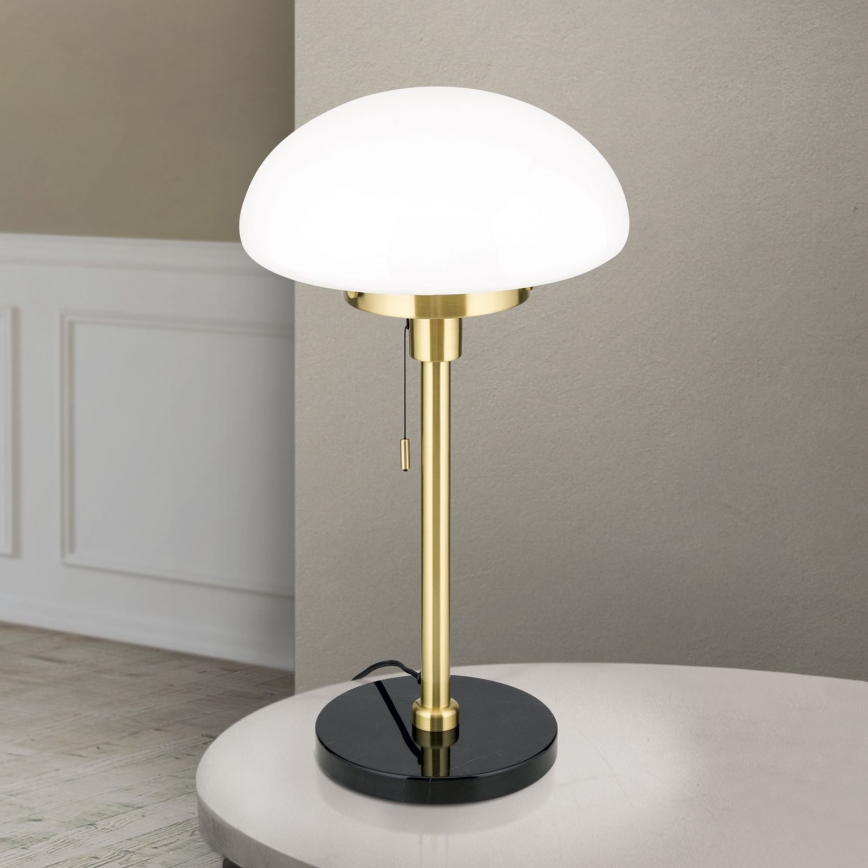 Lampada da tavolo SPARTA 1xE27/40W/230V oro/nero