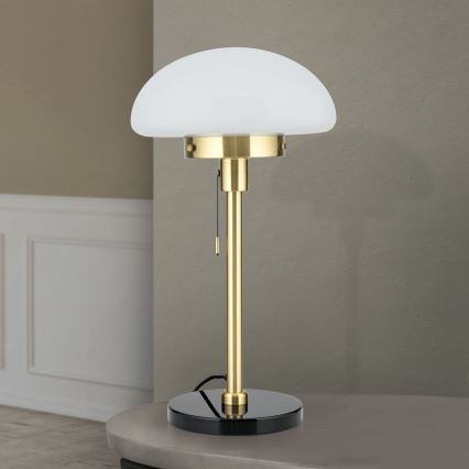 Lampada da tavolo SPARTA 1xE27/40W/230V oro/nero