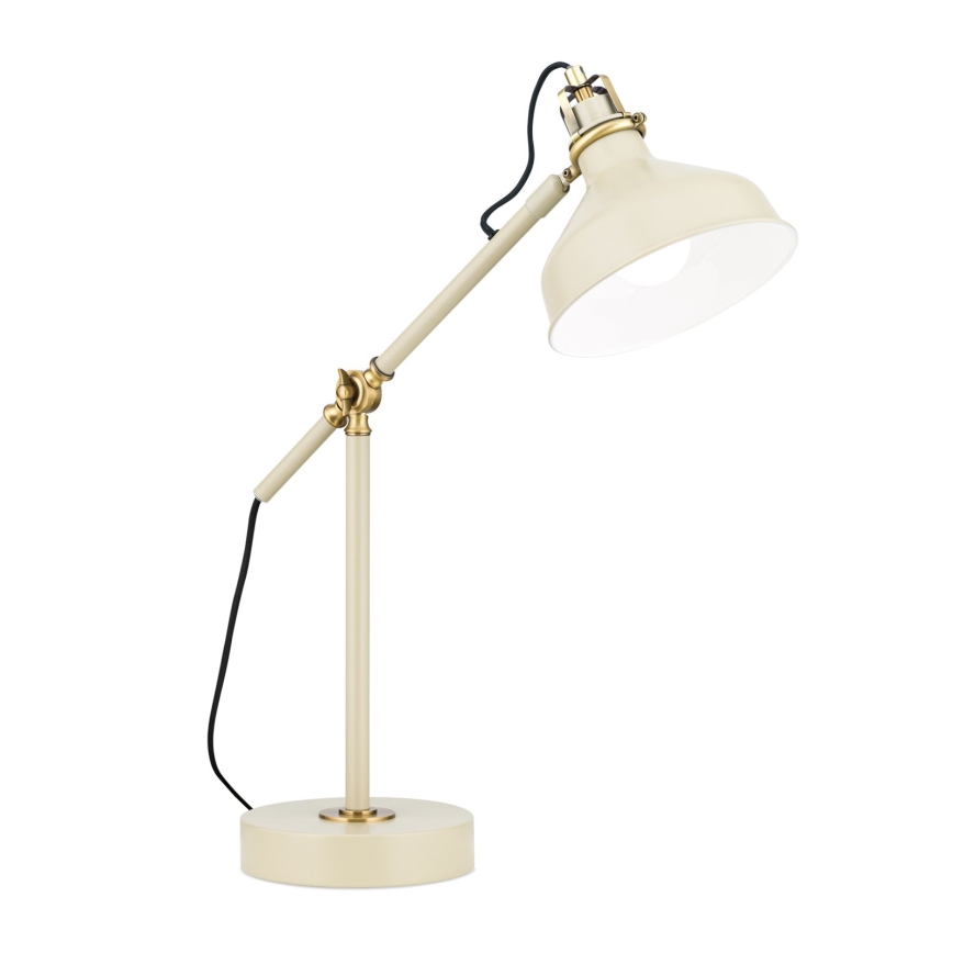 Lampe de table SCHILLER 1xE27/40W/230V crème/bronze