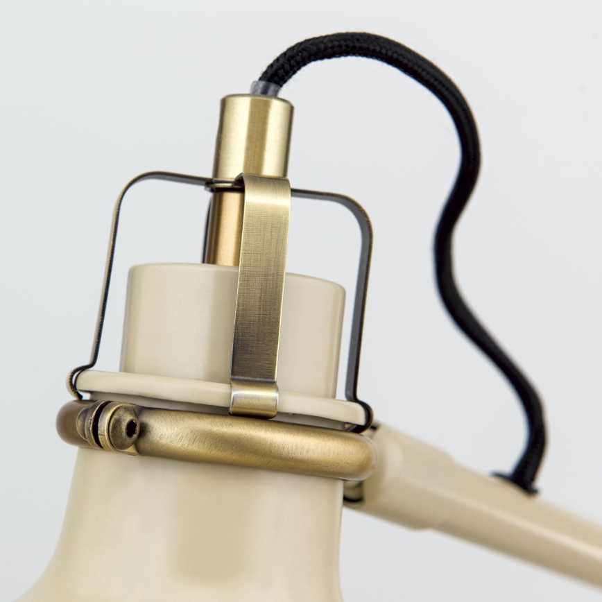 Lampe de table SCHILLER 1xE27/40W/230V crème/bronze