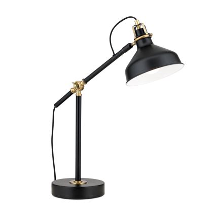 Lampe de table SCHILLER 1xE27/40W/230V noir/bronze