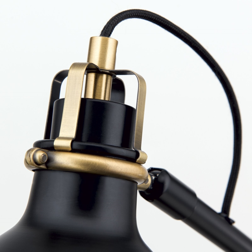 Lampe de table SCHILLER 1xE27/40W/230V noir/bronze