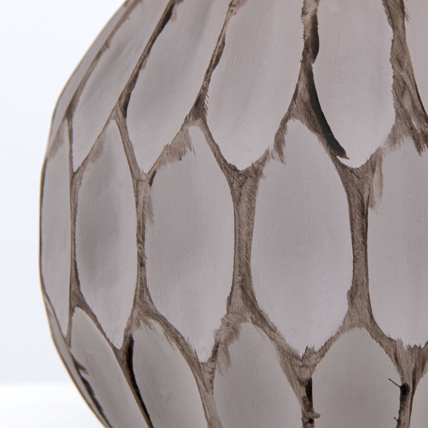 Lampada da tavolo PINIA 1xE14/25W/230V ceramiche beige/grigio