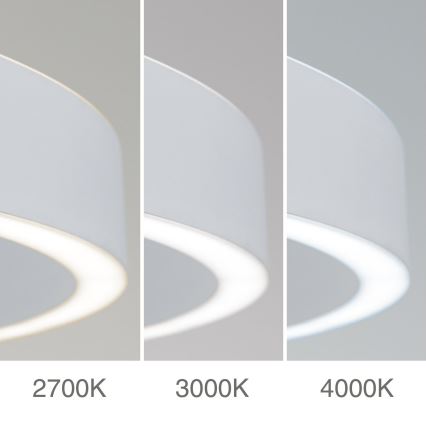 Lampadario LED dimmerabile a sospensione con cavo KOLK LED/60W/230V 2700/3000/4000K Ø 60 cm bianco