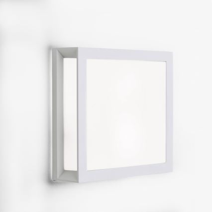 Lampada da esterno HENRY 2xE27/15W/230V 26x26 cm IP44 bianca