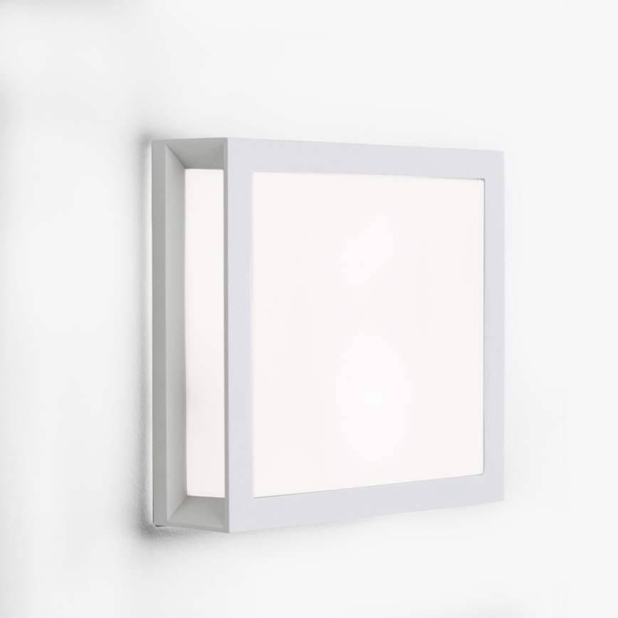 Lampada da esterno HENRY 2xE27/15W/230V 26x26 cm IP44 bianca
