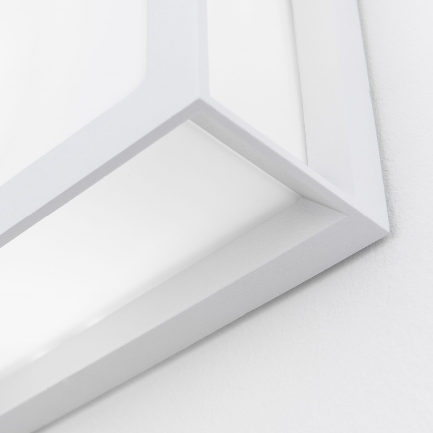Lampada da esterno HENRY 2xE27/15W/230V 26x26 cm IP44 bianca