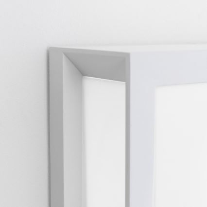 Lampada da esterno HENRY 2xE27/15W/230V 26x26 cm IP44 bianca
