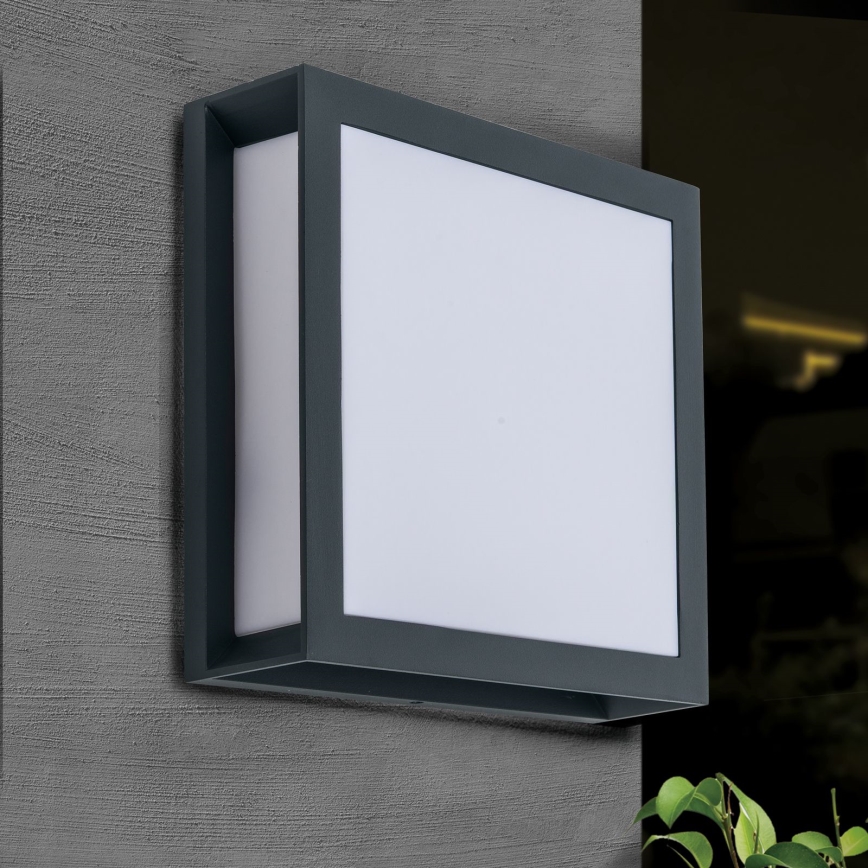 Lampada da esterno HENRY 2xE27/15W/230V IP44 antracite