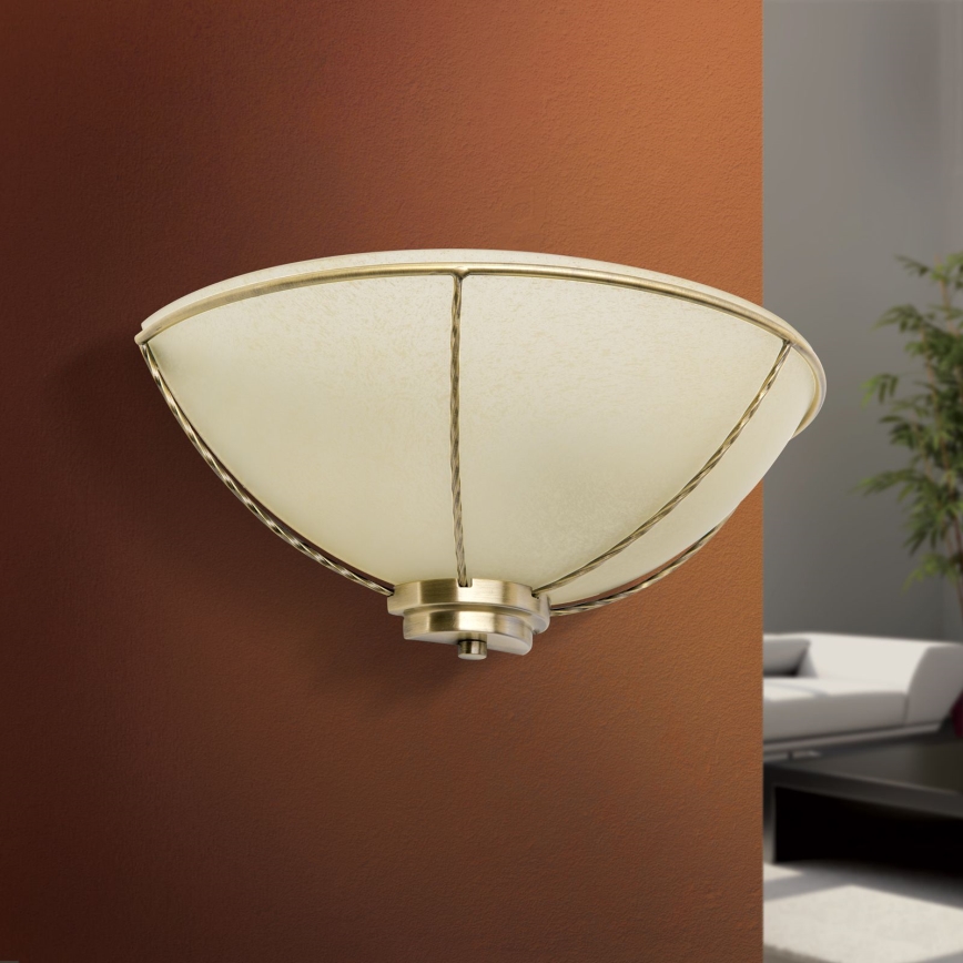 Lampada da parete MAURO 1xE27/60W/230V bronzo