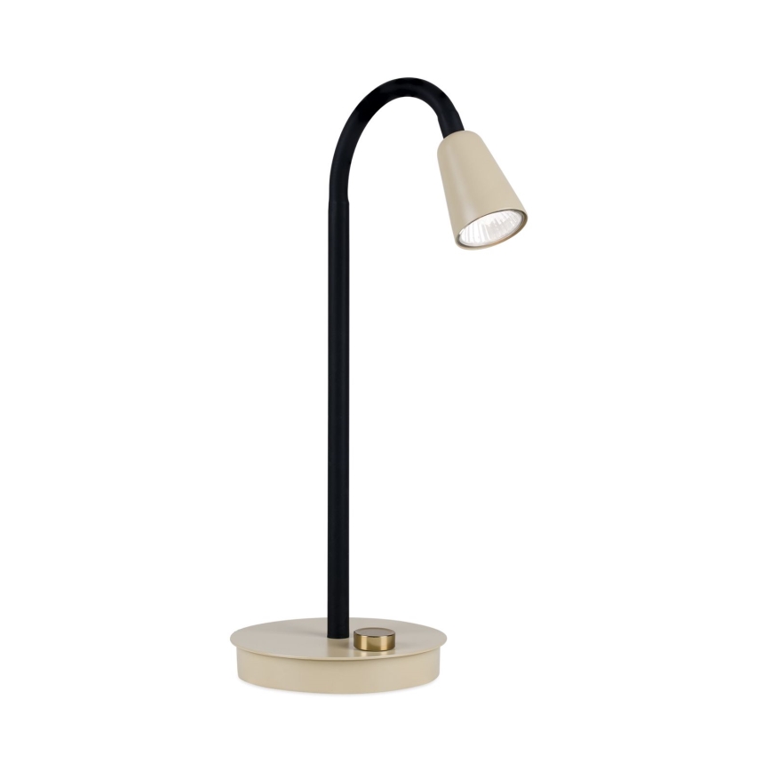 Lampada da tavolo dimmerabile e flessibile DOTTY 1xGU10/10W/230V beige/nero