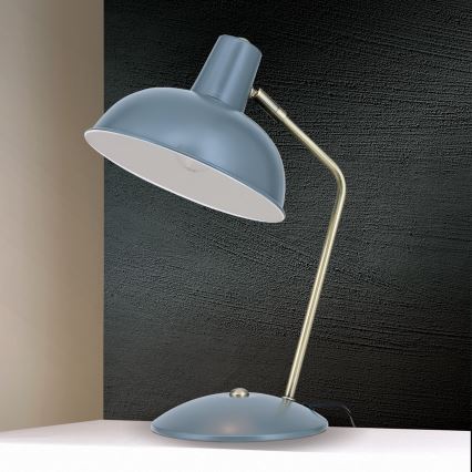 Lampada da tavolo FEDRA 1xE14/40W/230V grigio/ottone