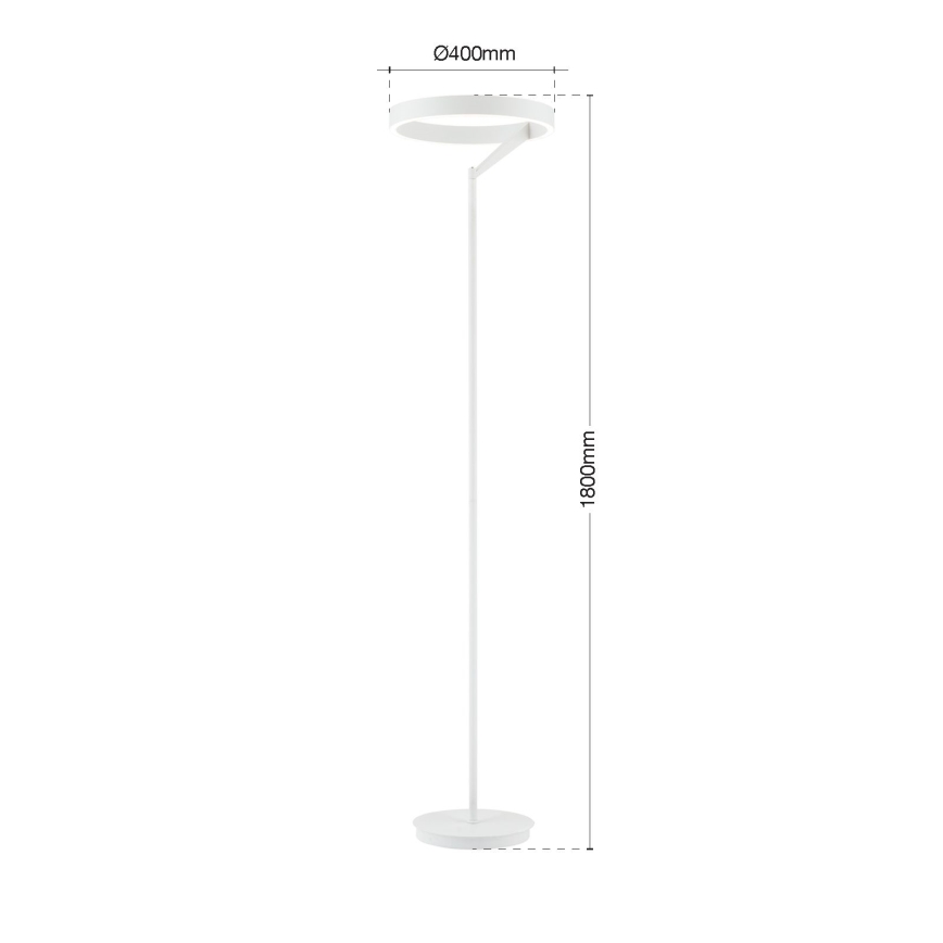 Lampada da terra dimmerabile a LED KOLK LED/40W/230V 2700/4000K bianca