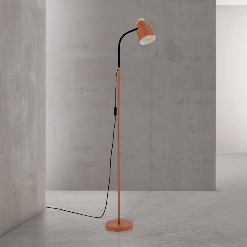 Lampada da terra GILI 1xE27/40W/230V colore mattone