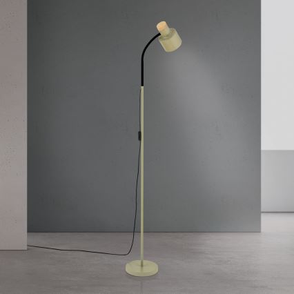 Lampada da terra GILI 1xE27/40W/230V verde