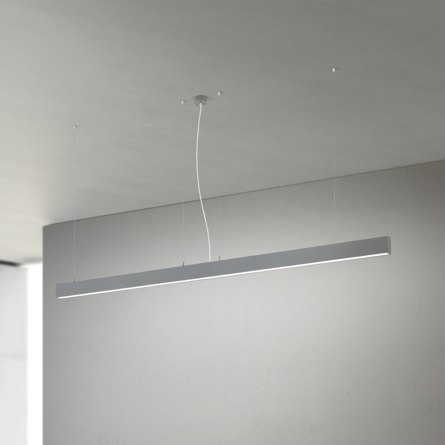 Lampada da soffitto/sospensione 2 in 1 PALKKI LED/38W/230V 3000/4000/5000K grigio