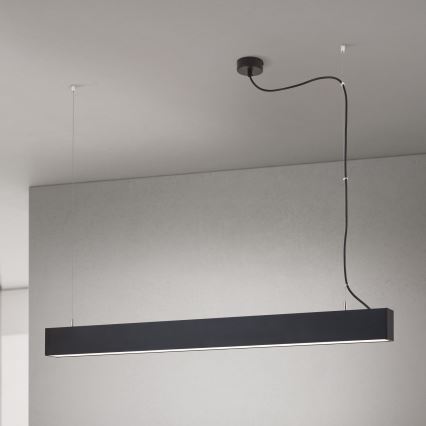 Lampada da soffitto/sospensione LED 2 in 1 PALKKI LED/38W/230V 3000/4000/5000K nera