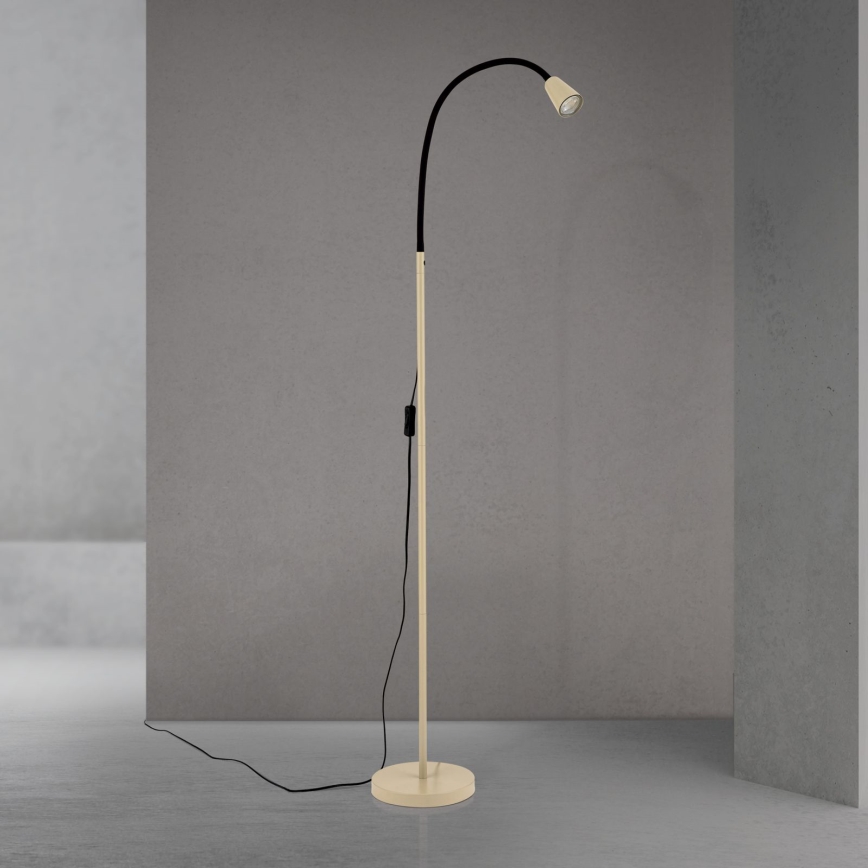 Lampadaire flexible DOTTY 1xGU10/10W/230V beige/noir