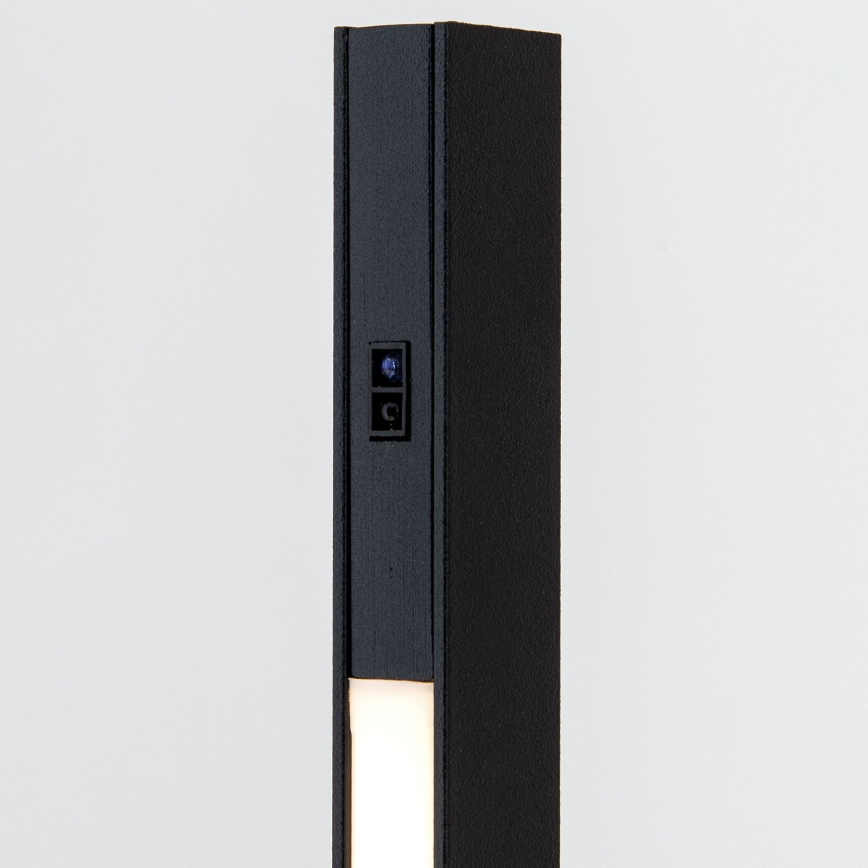 Lampadaire LED dimmable avec détecteur de mouvement SOJIE LED/26W/230V noir
