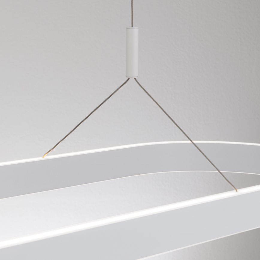 Lampadario LED a sospensione su cavo CARRARA LED/80W/230V 2700/3000/4000K bianco