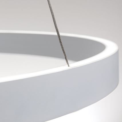 Lampadario dimmerabile a cavo KOLK LED/80W/230V 2700/3000/4000K Ø 80 cm bianco
