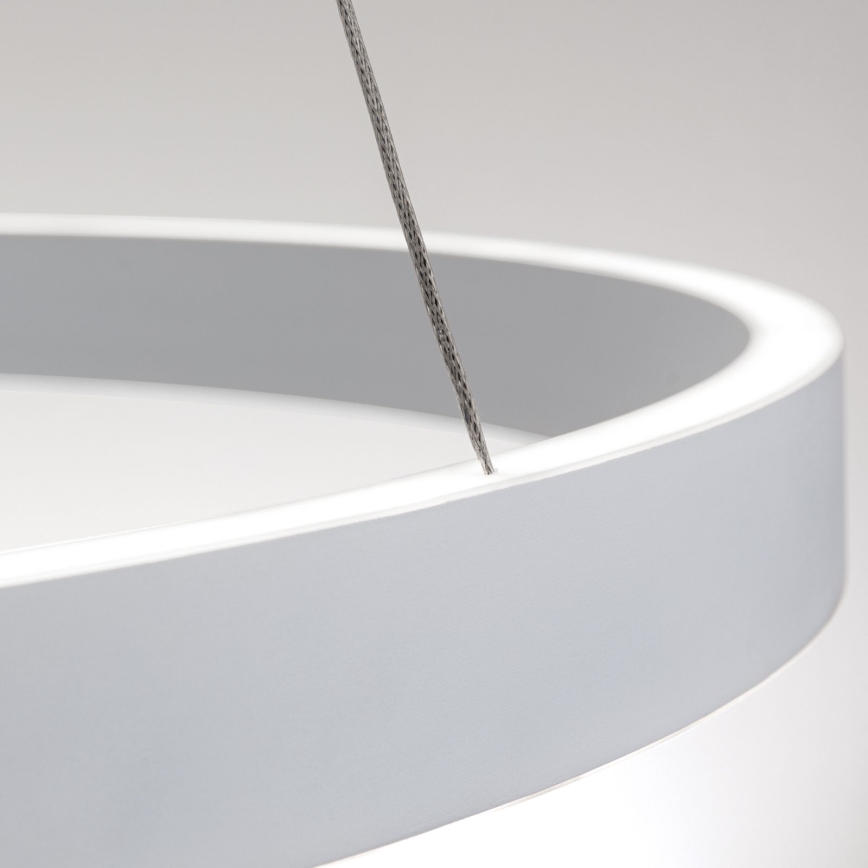 Lampadario dimmerabile a cavo KOLK LED/80W/230V 2700/3000/4000K Ø 80 cm bianco