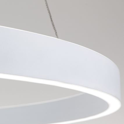 Lampadario dimmerabile a cavo KOLK LED/80W/230V 2700/3000/4000K Ø 80 cm bianco