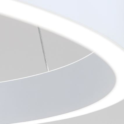 Lampadario LED dimmerabile a sospensione su cavo KOLK LED/40W/230V 2700/3000/4000K Ø 40 cm bianco