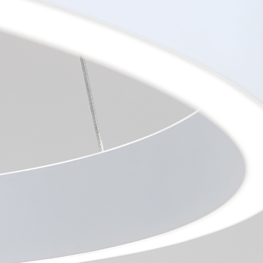 Lampadario LED dimmerabile a sospensione su cavo KOLK LED/40W/230V 2700/3000/4000K Ø 40 cm bianco