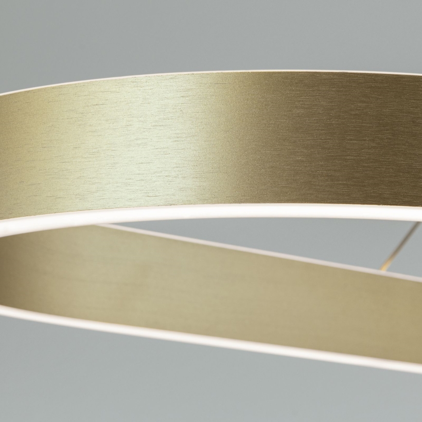 Lampadario LED a cavo CARRARA LED/80W/230V 2700/3000/4000K oro