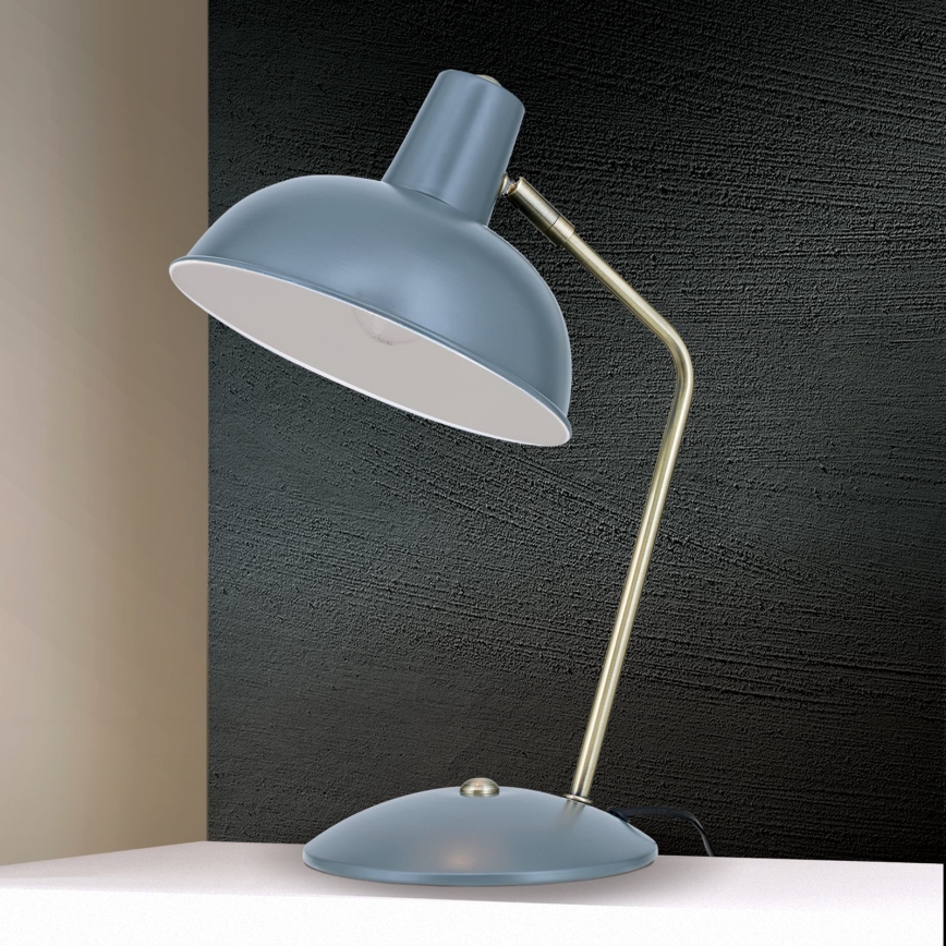 Lampe de table FEDRA 1xE14/40W/230V grise/laiton