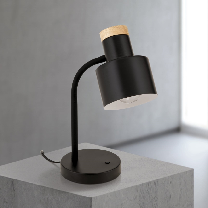 Lampe de table GILI 1xE27/40W/230V noire