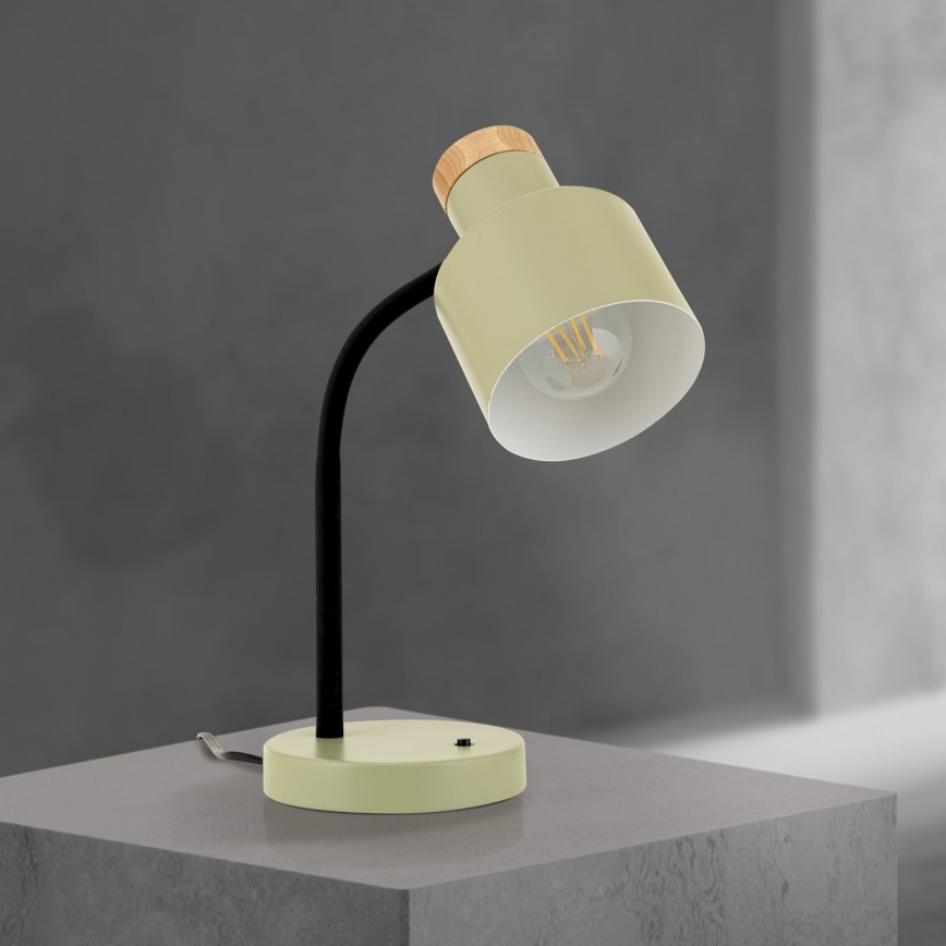 Lampe de table GILI 1xE27/40W/230V verte