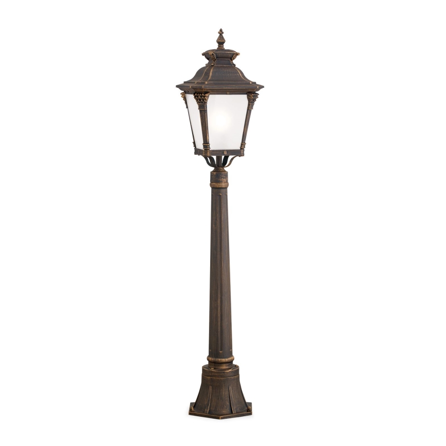 Lampe d'extérieur AIKO 1xE27/60W/230V 115 cm IP23 bronze/patine