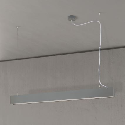 LED Decken-/Pendelleuchte 2-in-1 PALKKI LED/38W/230V 3000/4000/5000K grau