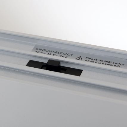 LED Decken-/Pendelleuchte 2-in-1 PALKKI LED/38W/230V 3000/4000/5000K grau