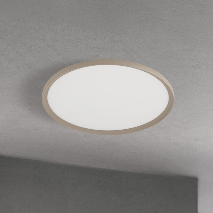 LED-Deckenleuchte KANT LED/50W/230V 2700/3000/4000K Ø 60 cm beige