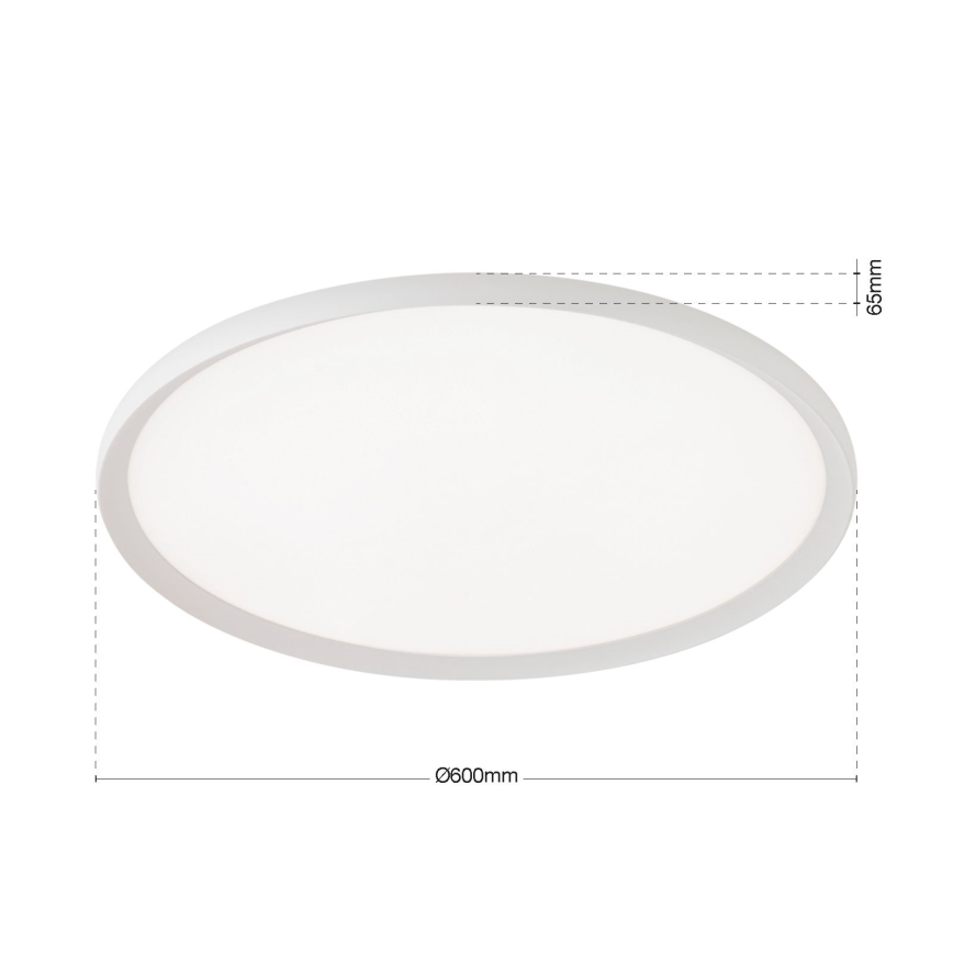 LED-Deckenleuchte KANT LED/50W/230V 2700/3000/4000K Ø 60 cm weiß