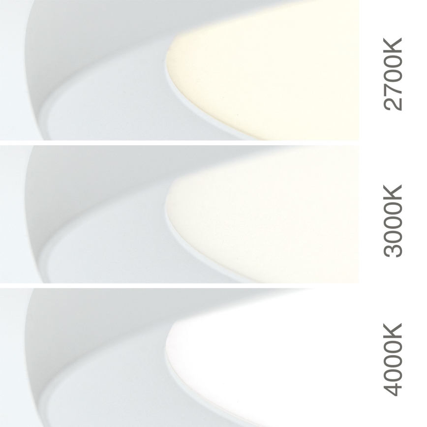 LED-Deckenleuchte KANT LED/50W/230V 2700/3200/4000K Ø 60 cm weiß